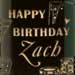 Etched birthday bottle